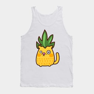 Chananas pineapple cat Tank Top